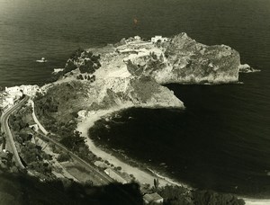 Italy Taormina Cape Mazzaro Old Photo 1961