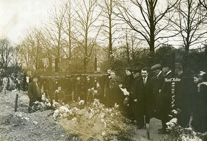 German Tombs Pantin Cemetery Paris WWI Old Photo Identite Judiciaire 1914