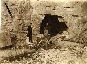 France Hucqueliers Stone Quarry? Old Photo 1900