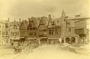 France World Fair Construction of Old Paris Old Photo 1900