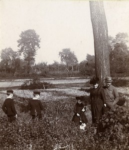 France Around Boulogne sur Mer Countryside Walk Old Photo 1900