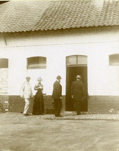 France Around Boulogne sur Mer Countryside Sunday Walk Old Photo 1900