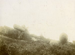 France Massif central Rocks of Sidobre old Photo Cabinet Card 1899