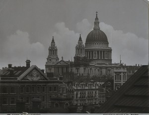 United Kingdom London St Paul Cathedral Old Stengel Photo 1897