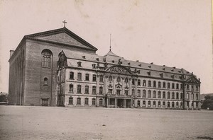 Germany Trier Treves Kurfürstliches Palais Basilica Old Photo Cabinet card 1890