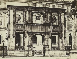 France Paris Imperial School Fine Arts Arch Castle Gaillon Old Photo Bisson 1858