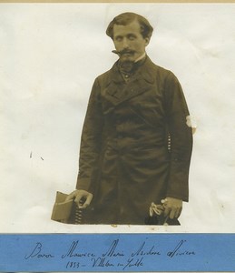France Villebon/Yvette Baron Maurice Niviere Old Photo 1853