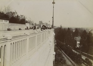 France Pau Boulevard des Pyrénées Old Photo 1900