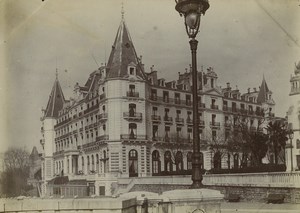 France Pyrenees Pau Hotel Gassion Old Photo 1900