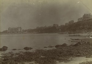 France Saint Lunaire the beach Brittany seaside Old Photo 1900