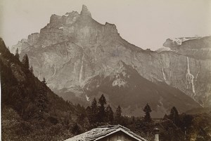 France Alps Cirque du Fer-à-Cheval? Sixt Waterfalls Old Photo 1900 #2