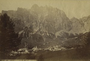 Switzerland Alps Loueche & the Gemmi Old Photo 1890