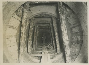 Underground Paris Water collector tunnel Construction Old Photo 1935 #6