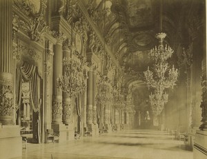 France Paris Opera interior Old Photo Neurdein 1900