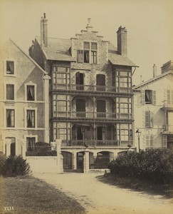 France Biarritz Villa Gommes Architect Bertrtand Old Photo Albert Levy 1890