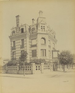 France Houlgate Villa Berthe Architect Old Photo Albert Levy 1890