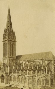 France Normandy Caen Church of Saint-Pierre old Photo Neurdein 1890 #1