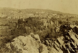 France Normandy Mortain panorama old Photo Neurdein 1890