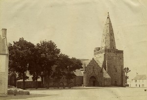 France Brittany Lorient church old Photo Neurdein 1890