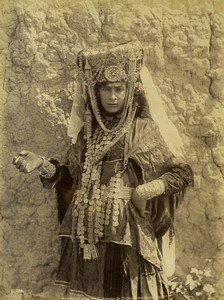 Algeria Ouled Nails woman fashion old Photo Neurdein 1890