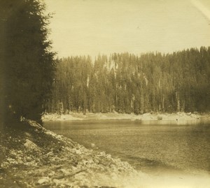 Italy Dolomites South Tyrol Lake Karersee? amateur snapshot Photo 1900