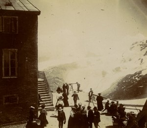 Switzerland Hotel Gornergrat Kulm? Matterhorn Mountain Refuge? Old Photo 1900 #3