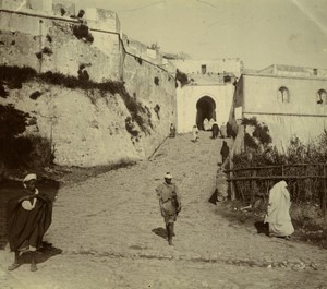 Morocco Tangier Fortress gate Old Amateur Photo 1900