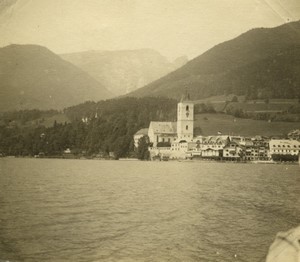 Austria Lake Wolfgangsee St Wolfgang Old Photo 1900 #2