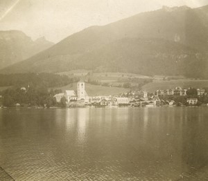 Austria Lake Wolfgangsee St Wolfgang Old Photo 1900 #3