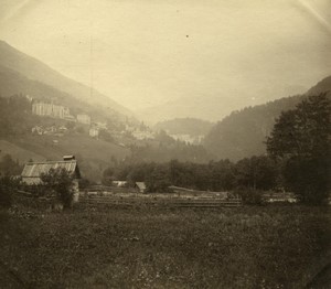 Somewhere in Austria? Mountain Town Old Photo 1900