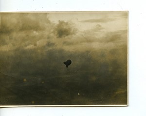 France Observation Sausage Balloon Military WWI old photo 1916 #1