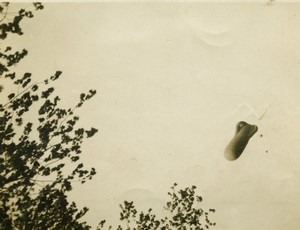 France Observation Sausage Balloon Military WWI old photo 1916 #2