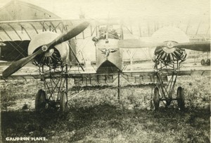 France WWI Caudron Plane Military Aviation Old Photo 1918