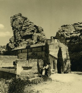 France near les Baux de Provence Old Photo 1947 #1