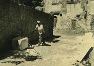 France les Baux de Provence village street Old Photo 1947 #1