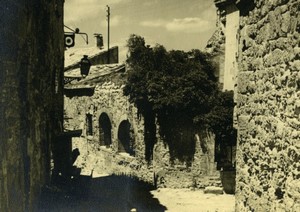 France les Baux de Provence village street Old Photo 1947 #2