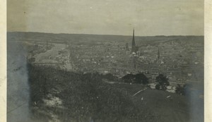 France Rouen Panorama from Bonsecours Old Photo 1894