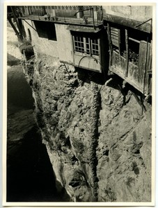 France Pont en Royans houses overlooking the Isere 3 Old Amateur Photos 1962