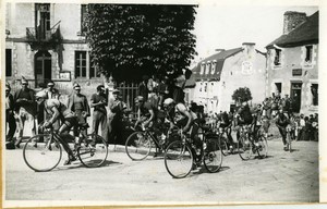 1950 Tour de France Stage 7 etape St Brieuc - Angers Trinité-Porhoët Old Photo