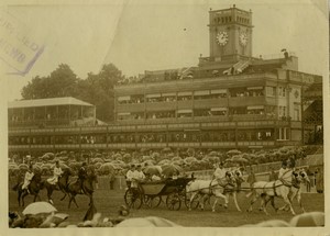 United Kingdom Royal Ascot Horse Racing King & Queen arriving Old Photo 1930