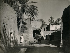 Algeria Biskra Sidi Barkat Mosque Old Photo Leroux 1900