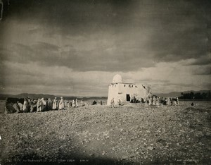 Algeria Biskra Zidi Zour Zour Zarzour Marabout Party Old Photo Leroux 1900