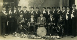 Northern France Amateur Polish? Musician Concertina Bandoneon? Violin Photo 1920