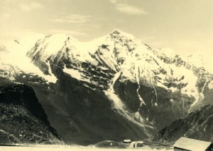 Italy Alps Dolomites? Mountain scene Old Photo 1950 #3