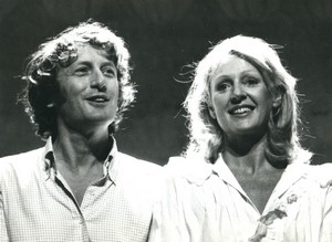 France Catherine & Claude Rich in Le Zouave Theatre Old Photo 1975