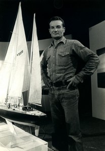 France Eric Tabarly and the Pen Duick model Old Photo 1980