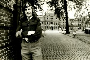 Netherlands Amsterdam Military? School Student? In Uniform Old Photo 1970's