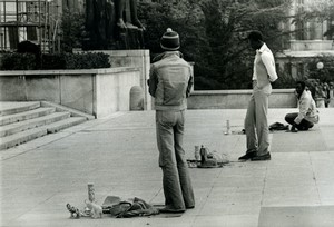 France Paris Law on Stricter control of immigration Street Vendor Photo 1979 #1