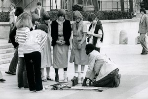 France Paris Law on Stricter control of immigration Street Vendor Photo 1979 #2