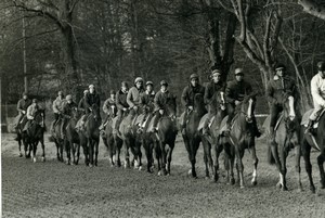 France Horses training in Maisons Laffitte Jockey Darie Boutboul Old Photo 1984